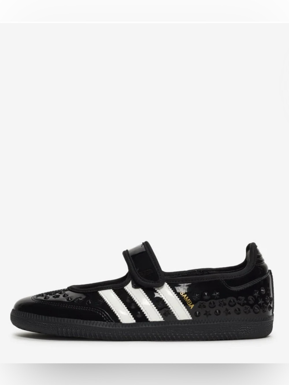 🖤 ADIDAS SAMBA JANE STUDDED PATENT LEATHER BLACK 🖤